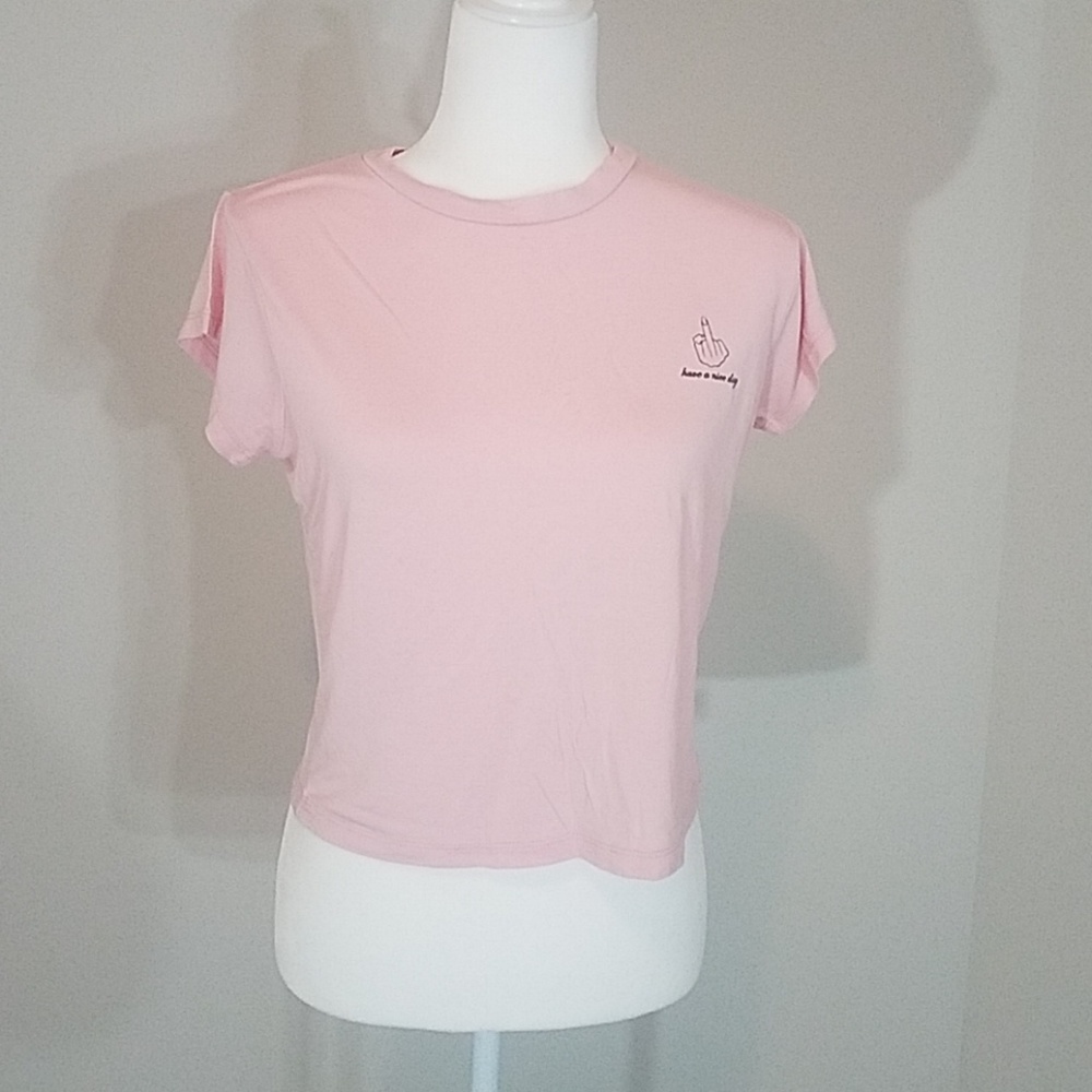 🌞2/$10 LA heart Crop Tee
